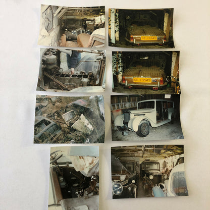Vintage Daimler Barn Find Junk Yard Car Part Photo Photograph Lot of 52