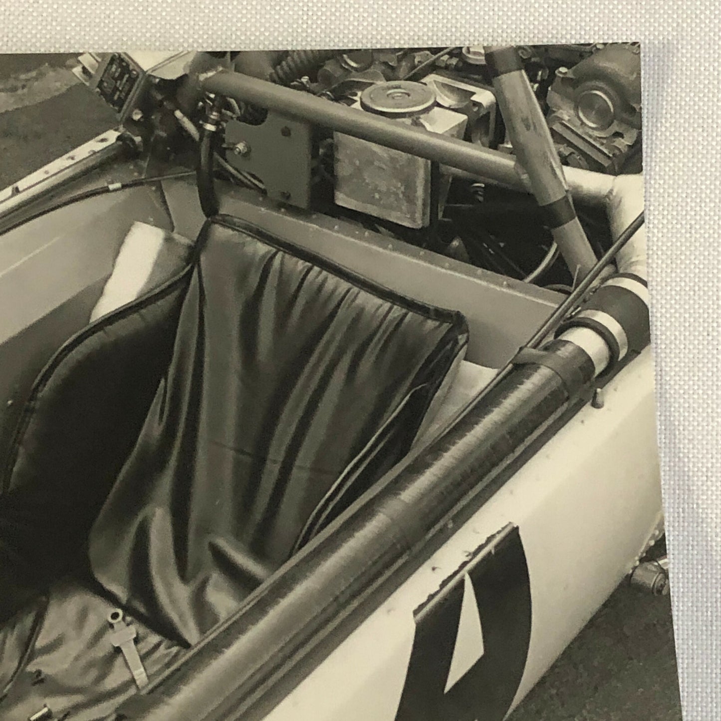 Vintage Racing Car Driver Photo Photograph Print