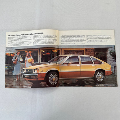1982 Chevrolet Citation Car Sales Brochure Catalog Chevy X11 X-11