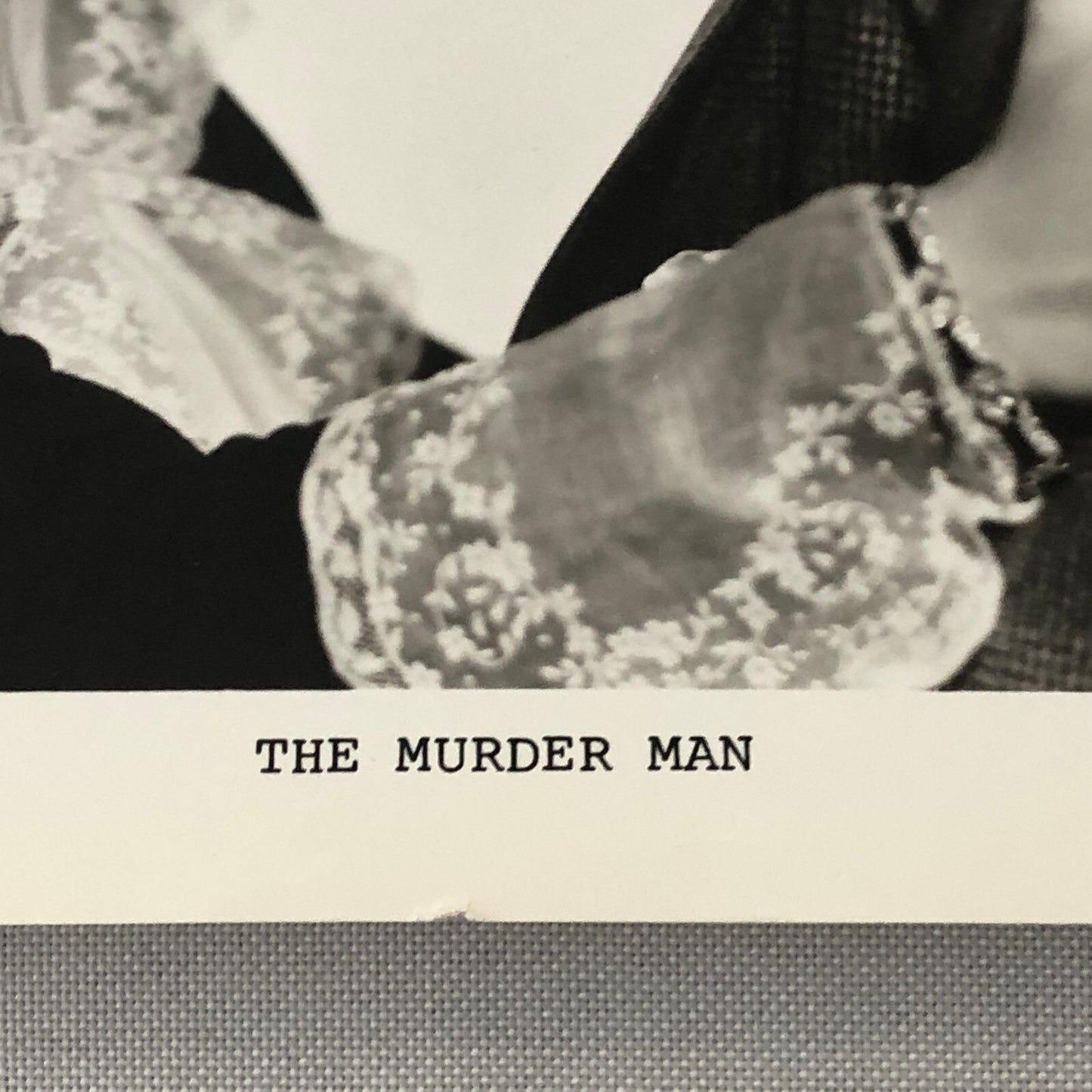 Vintage Movie Photo Photograph Print The Murder Man Actor Actress