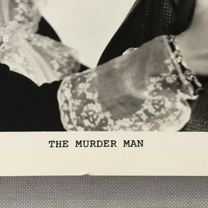 Vintage Movie Photo Photograph Print The Murder Man Actor Actress