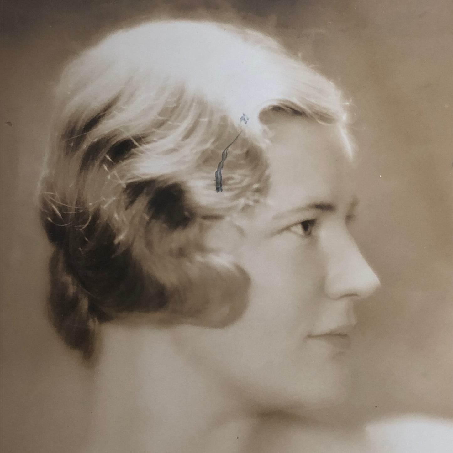 Press Photo Photograph Society Engagement Beautiful Woman Helen Coolidge 1933