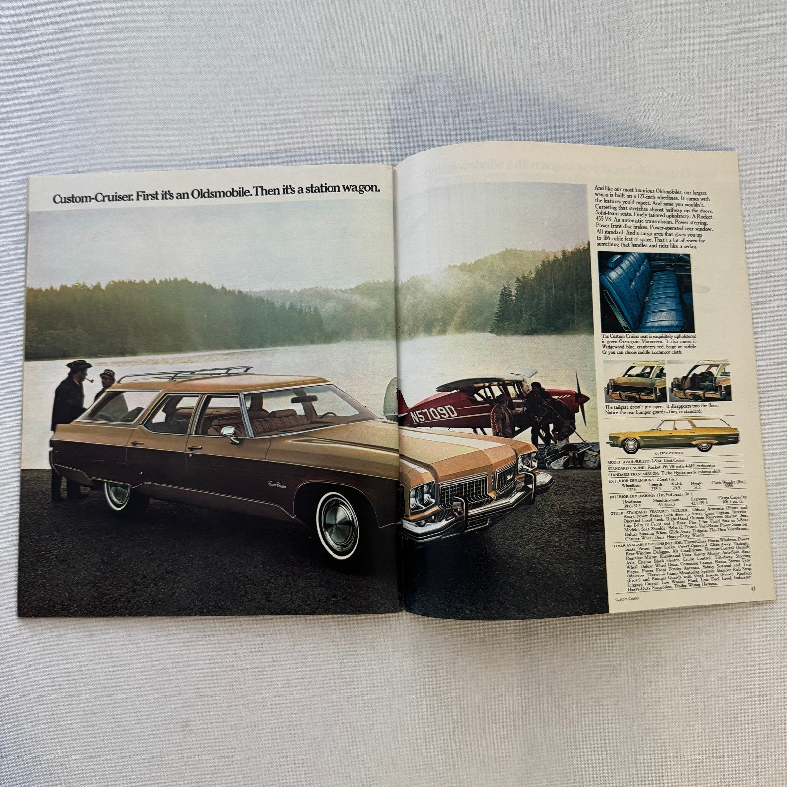 1973 Oldsmobile Sales Brochure Cutlass Supreme Omega Toronado Delta 88 Vintage