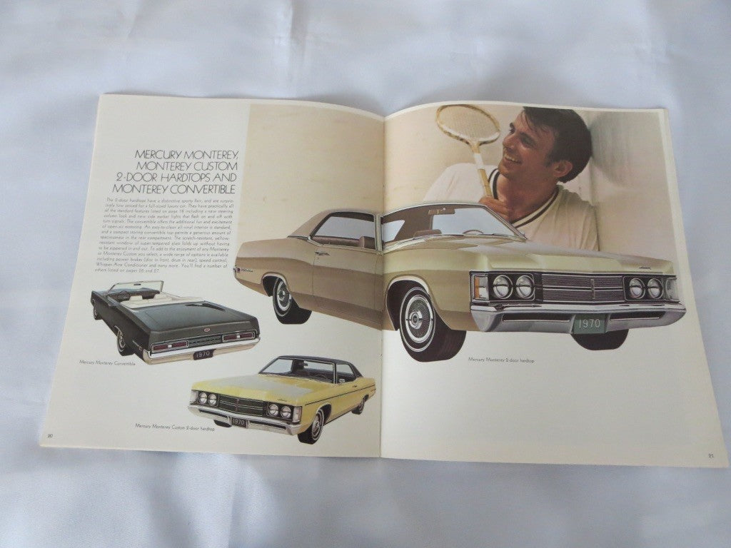 1970 Mercury Sales Brochure Catalog Marquis Marauder Monterey