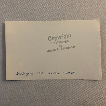 1957 Nurburgring 1000KM Start Racing Photo Jesse L Alexander Mercedes Porsche +