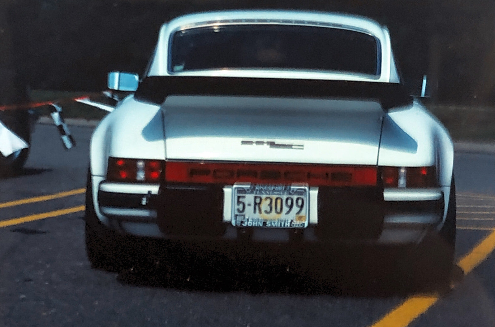 Porsche 911 SC Car Driver 35mm Photo Slide Vintage 1981