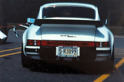 Porsche 911 SC Car Driver 35mm Photo Slide Vintage 1981
