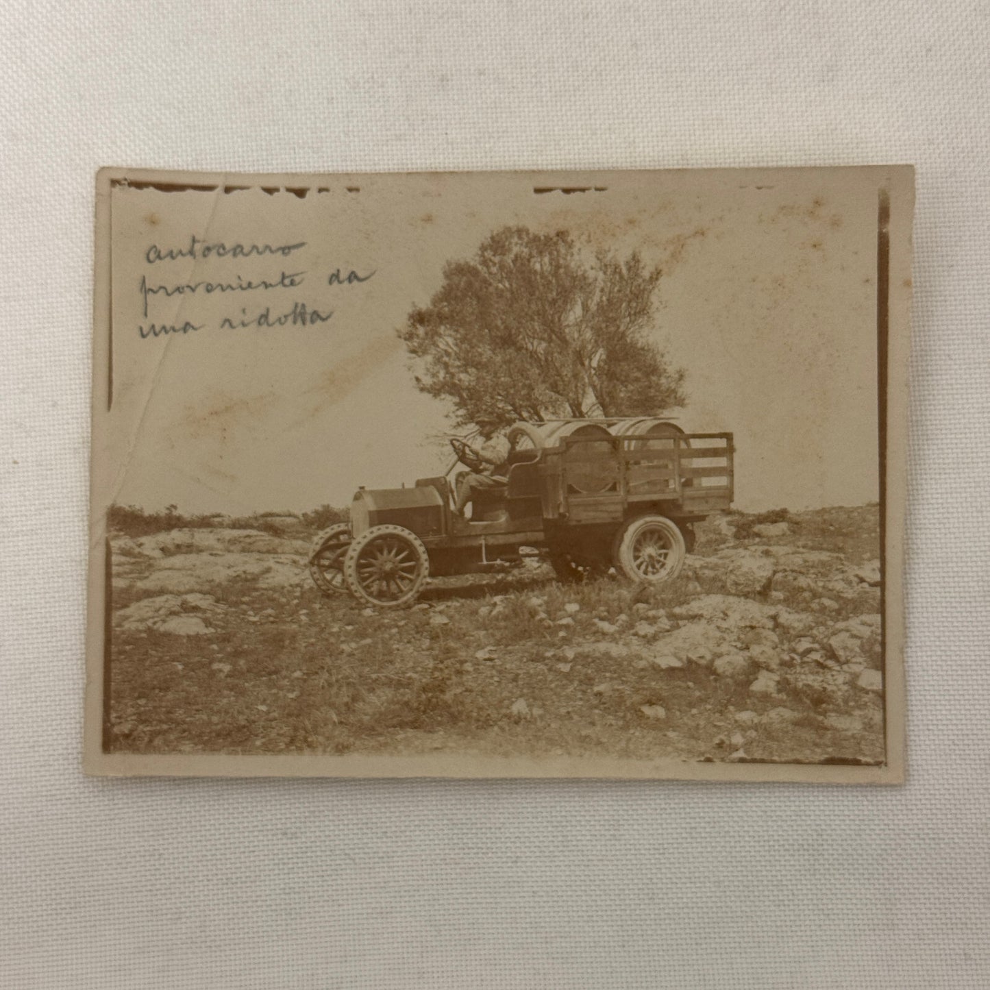 Vintage Photograph Photo Early Antique Truck Automobile Man