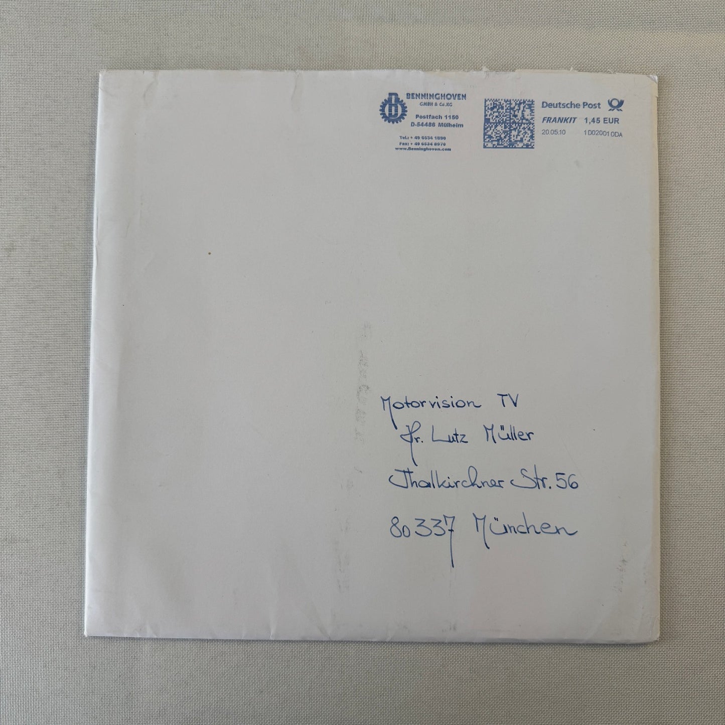 Benarrow Benninghoven Car Automobile Sales Brochure Catalog German 2009