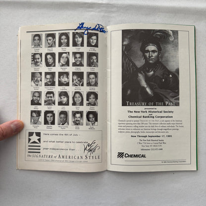 Chronicle of a Death Foretold Theater Playbill Cast Signed Autographed Signature