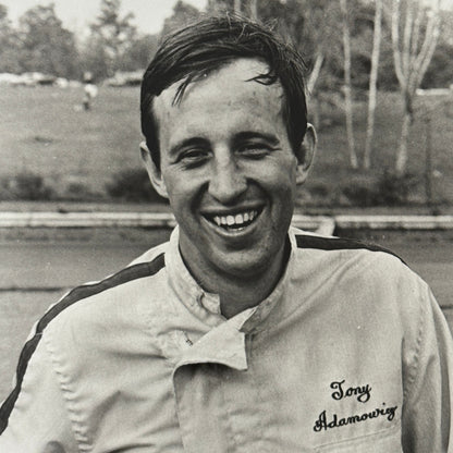 Tony Adamowicz Racing Driver Photo Photograph Vintage Image Modern Print