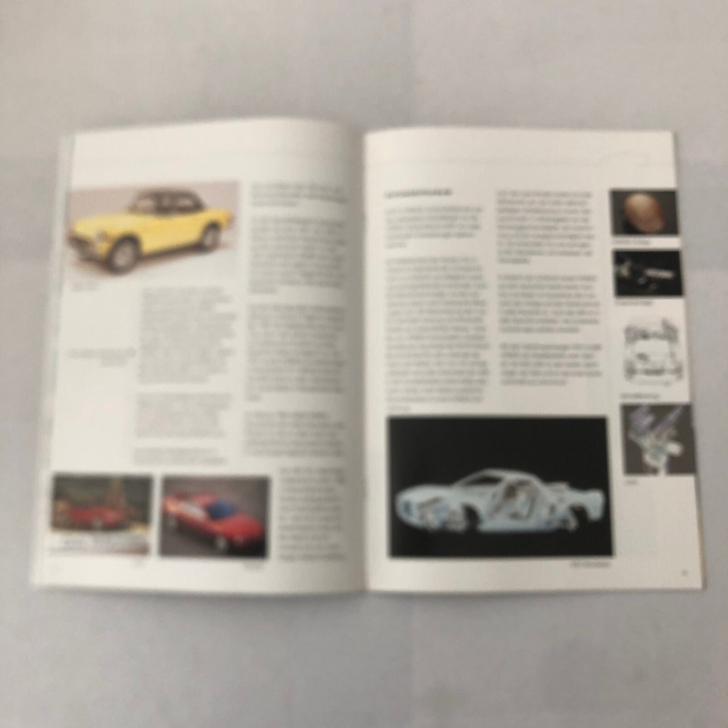 Honda Sales Brochure NSX Motorcycle Catalog GERMAN Text