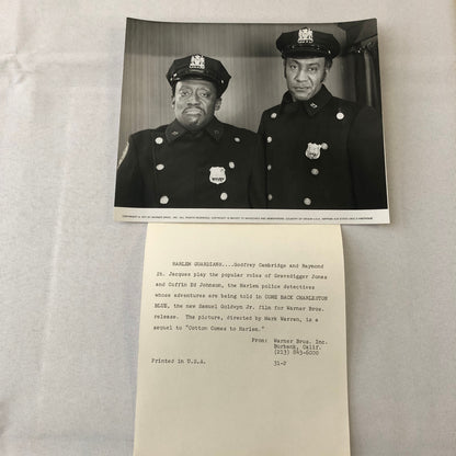 Come Back Charleston Blue Police Movie Film Press Photo Photograph 1971