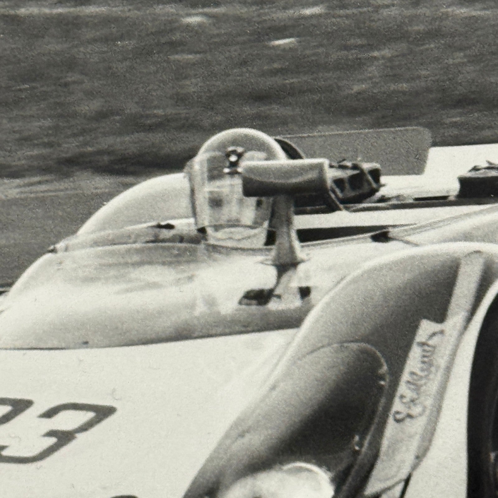 Vintage Racing Photo Porsche 908 Spyder Driver Rolf Stommelen Photograph 1969