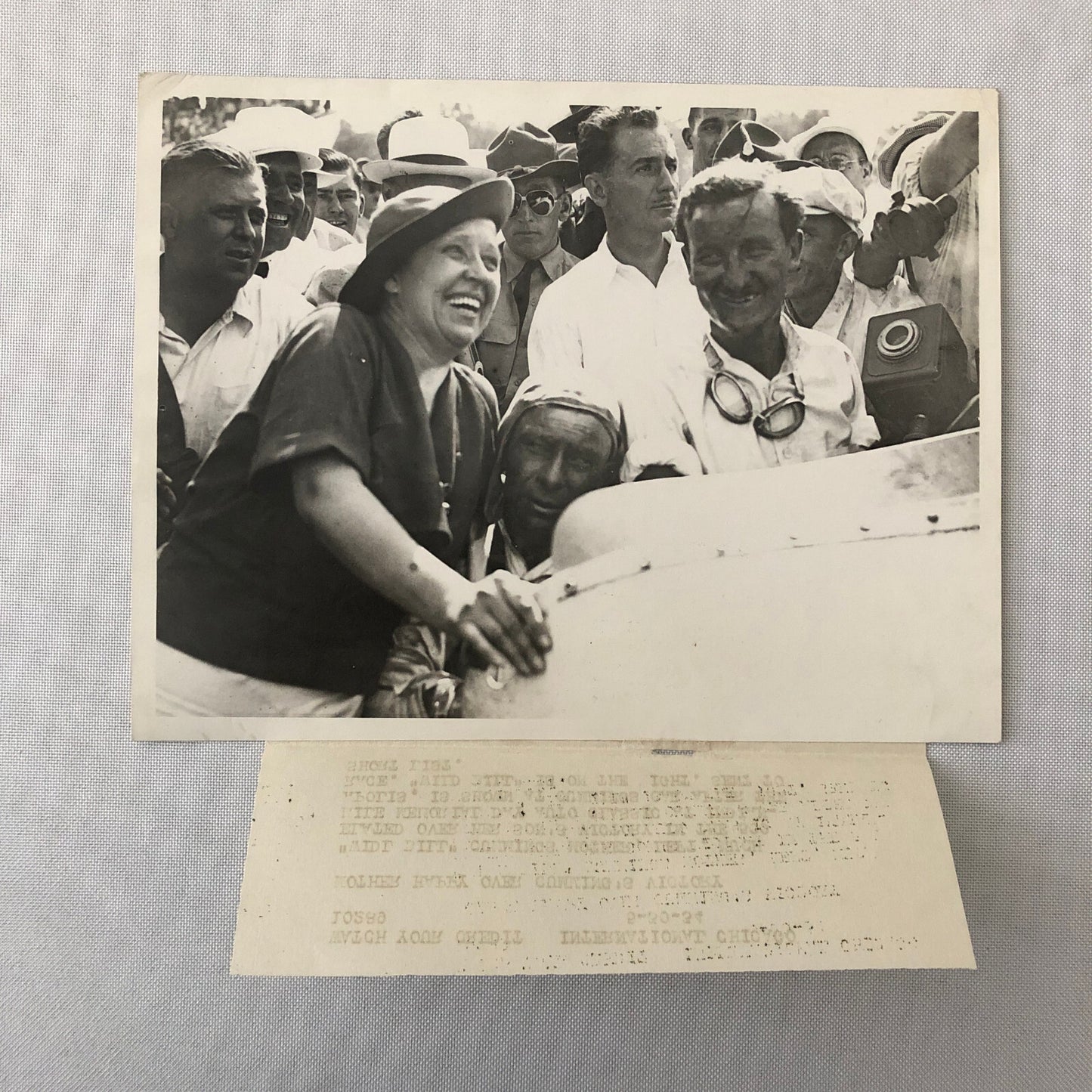 Press Photo Photograph Wild Bill Cummings Indianapolis Indy 500 Racing Race Win