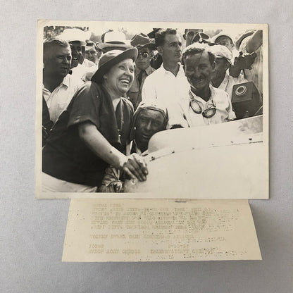 Press Photo Photograph Wild Bill Cummings Indianapolis Indy 500 Racing Race Win