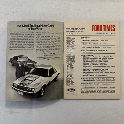 1979 Ford Car Brochure Magazine Ford Pinto LTD Thunderbird Mustang Granada
