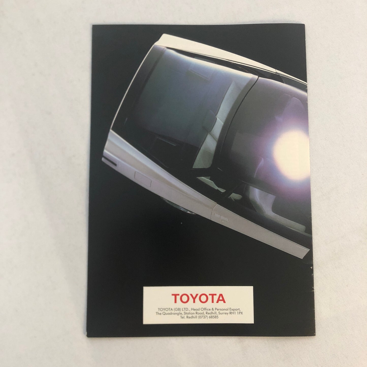 Toyota FX-1 Concept Car Prototype Sales Brochure Catalog Toyota FX1