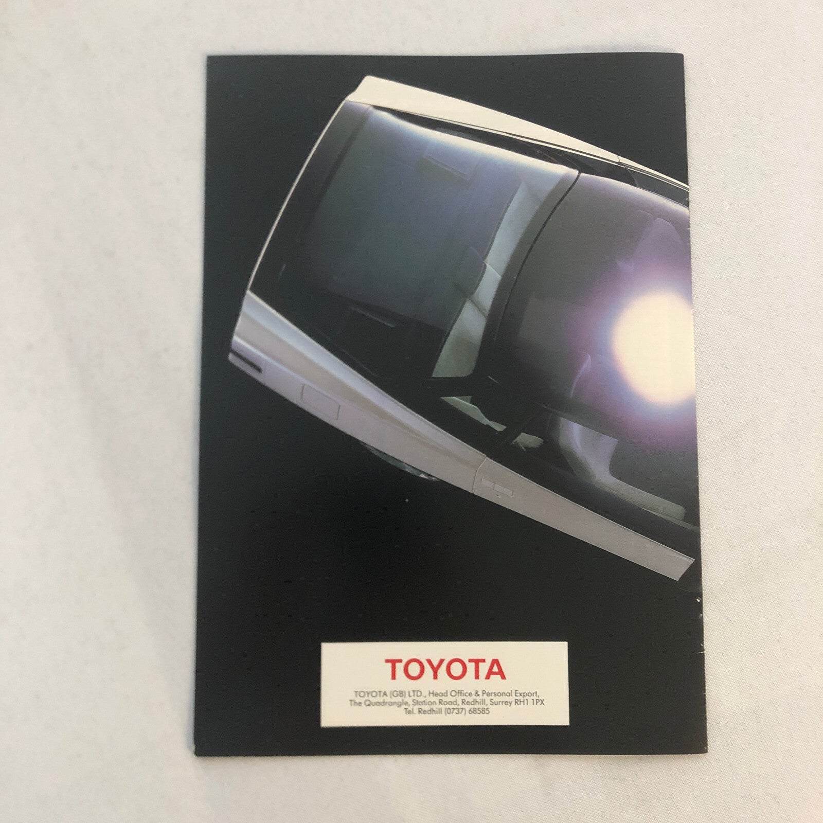 Toyota FX-1 Concept Car Prototype Sales Brochure Catalog Toyota FX1