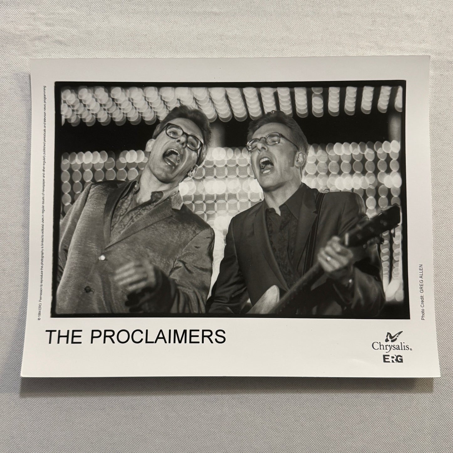 The Proclaimers Music Publicity Press Photo Photograph 1994