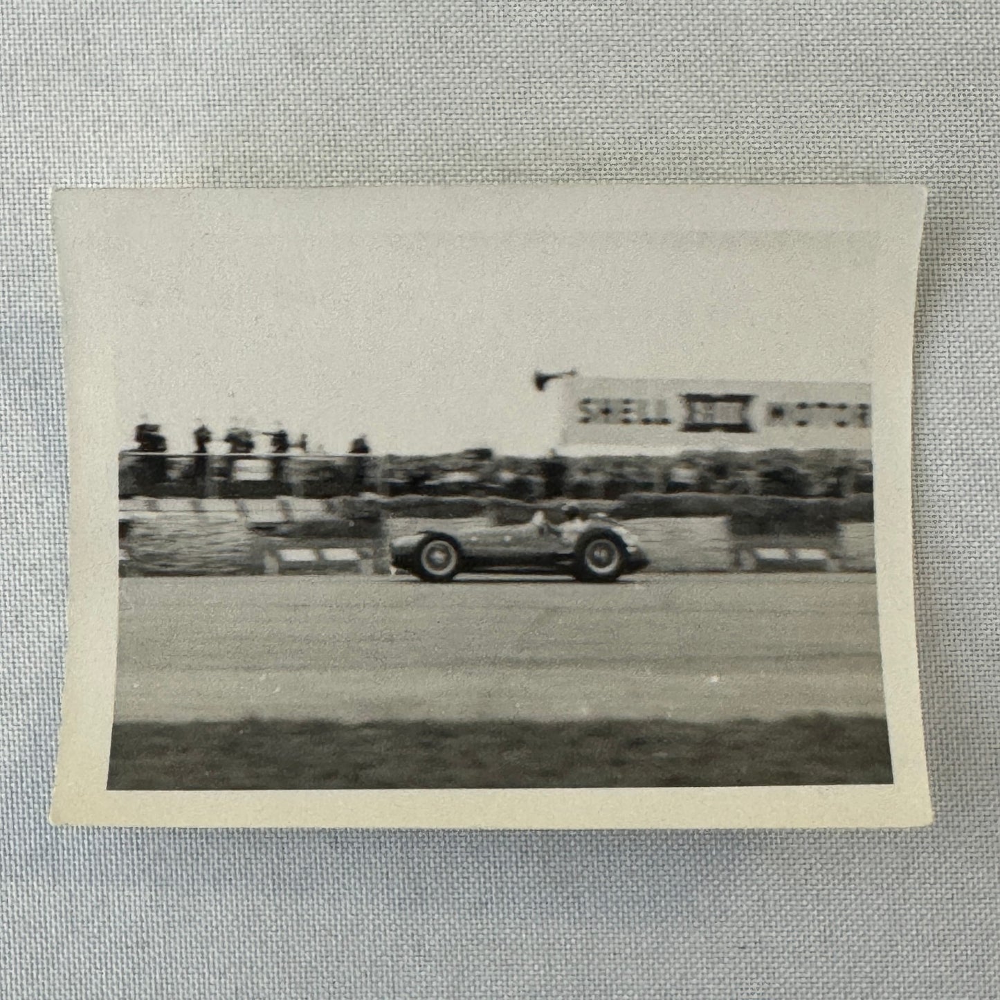 Vintage Racing Photo Peter Collins Goodwood 1955 Motorsport Photograph
