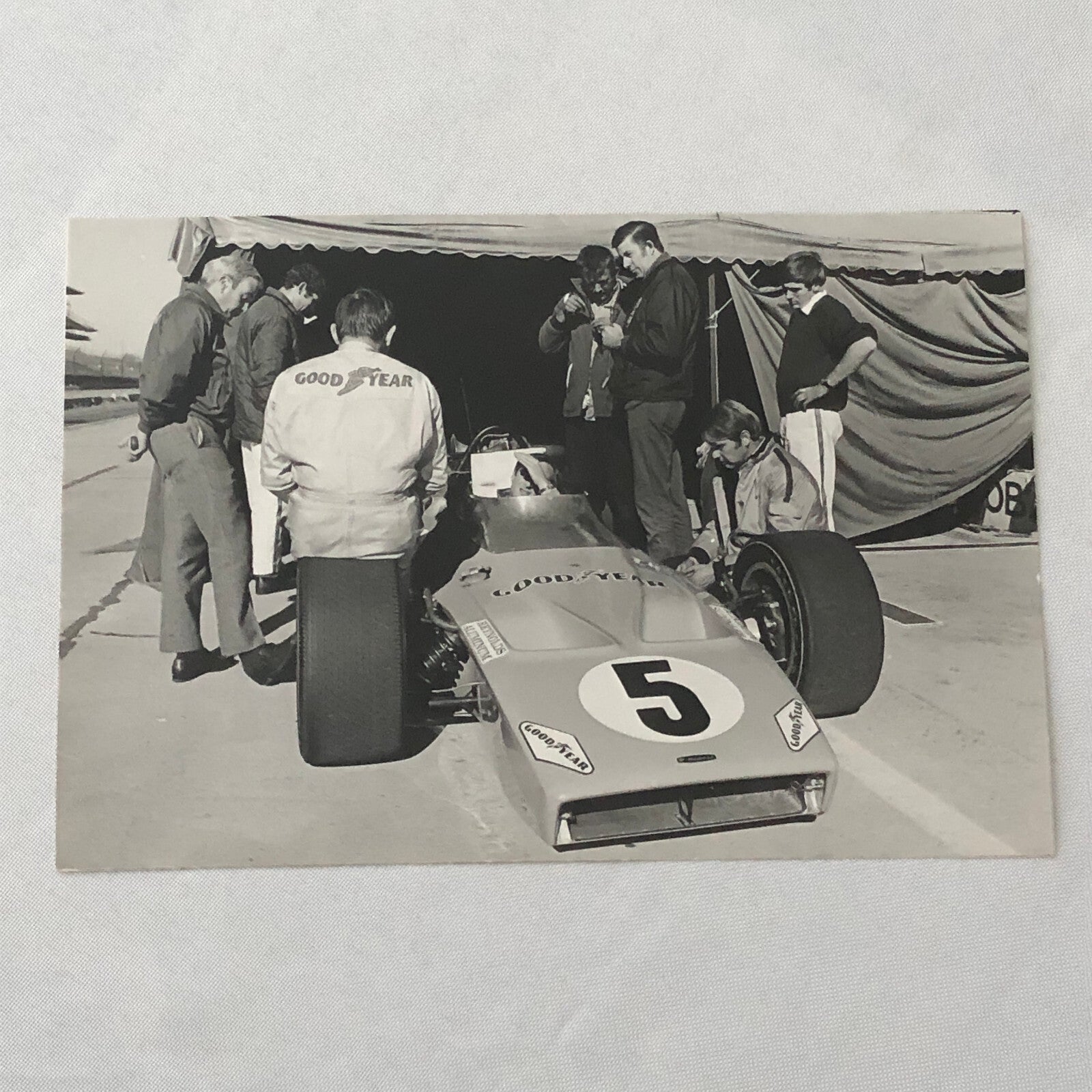 Indianapolis 500 Indy 500 Racing Photo Photograph Chris Amon 1969 McLaren Car
