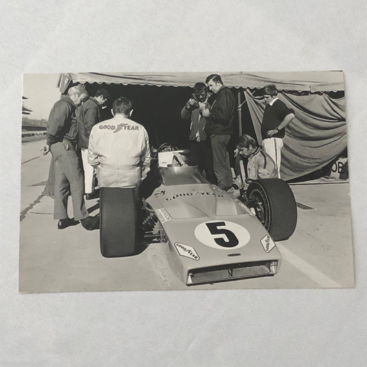 Indianapolis 500 Indy 500 Racing Photo Photograph Chris Amon 1969 McLaren Car
