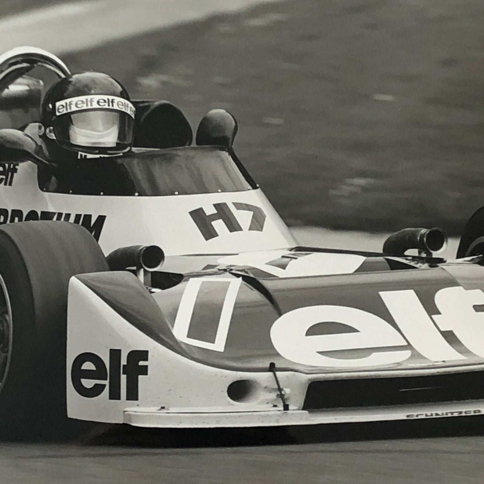 Vintage 1975 Formula 2 F2 Racing Photo Photograph Pau Grand Prix Jacques Laffite