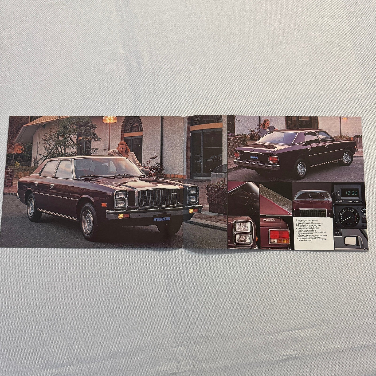 Vintage Mazda 929 L Legato Car Sales Brochure Mazda 929L DUTCH Text