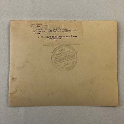 1931 Veteran Car Rally Press Photo Photograph Print Croydon Aerodome UK 