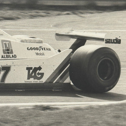 Alan Jones Racing Driver Car Vintage Grand Prix Racing Photo Photograph Print