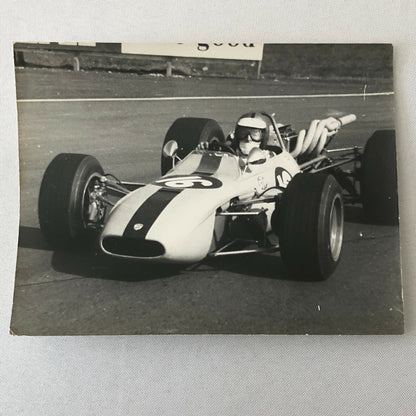 Vintage Racing Car Photo Photograph Print 1969 Max Busch Driver ?