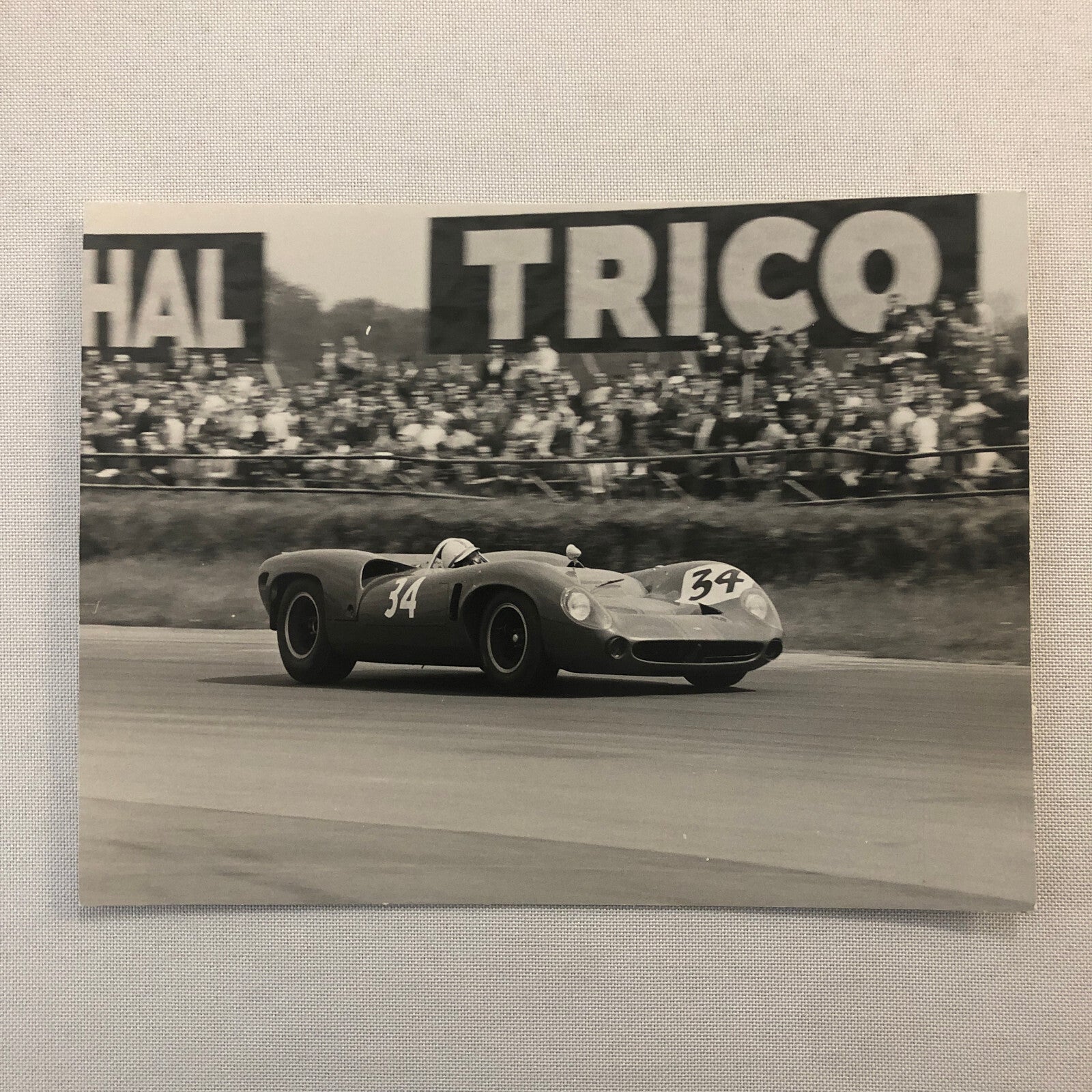 Vintage Racing Car Photo Photograph Print John Surtees Lola 1965