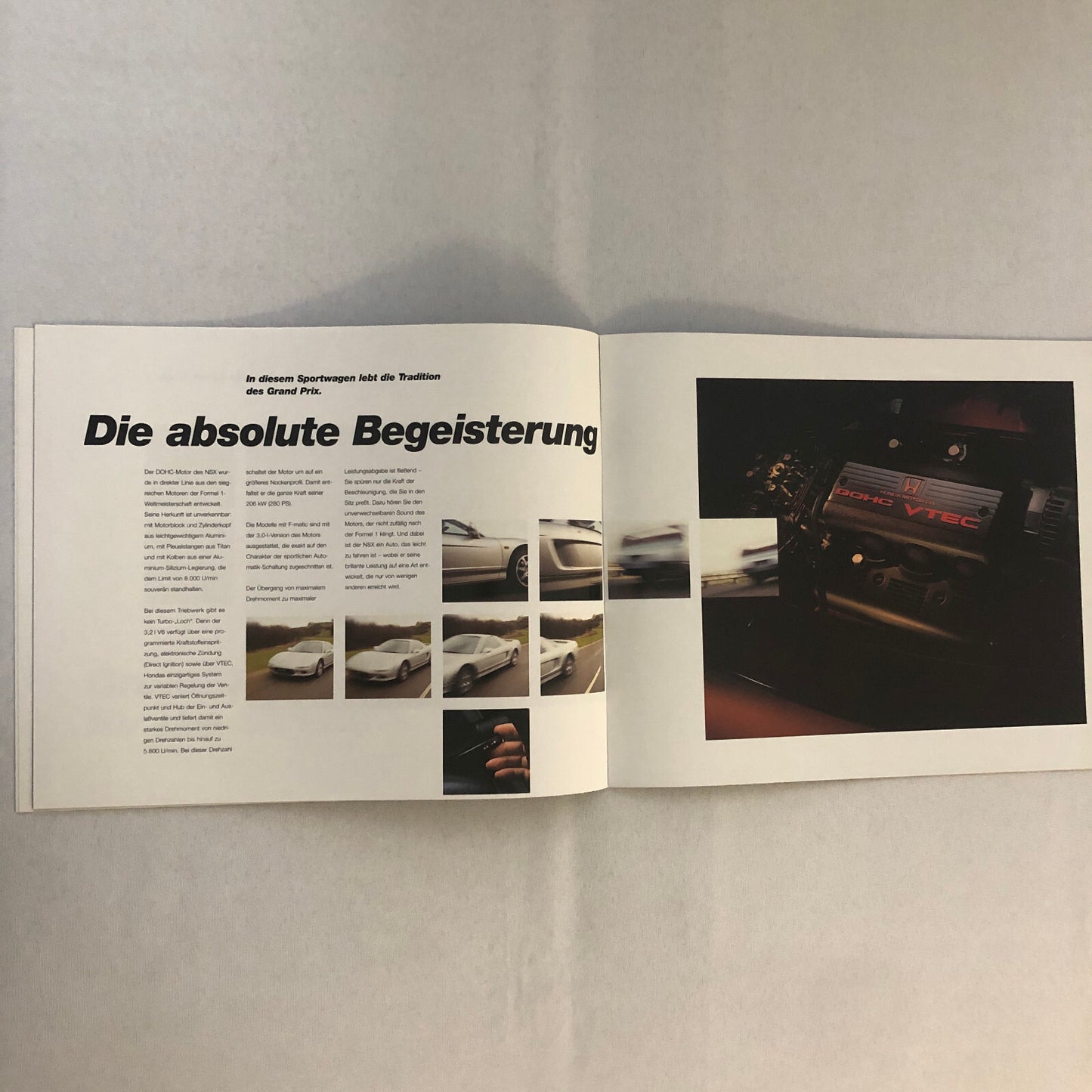 1997 1998 Honda NSX Car Sales Brochure Catalog GERMAN TEXT European Market