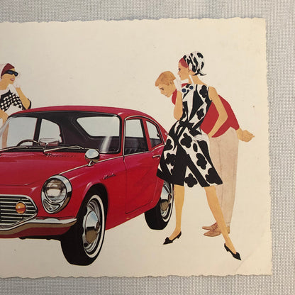Vintage Honda S600 Postcard Post Card Advertising Japanese JDM