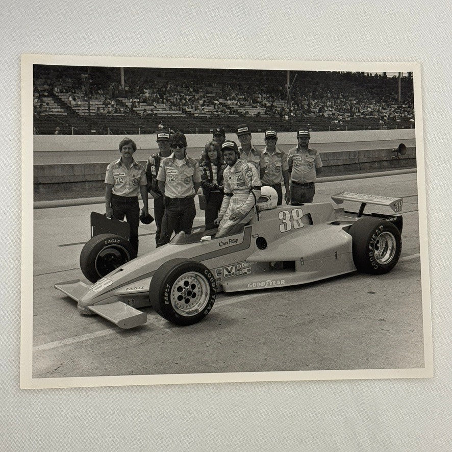Vintage CART Racing Photograph Photo Chet Fillip Car Modern Print