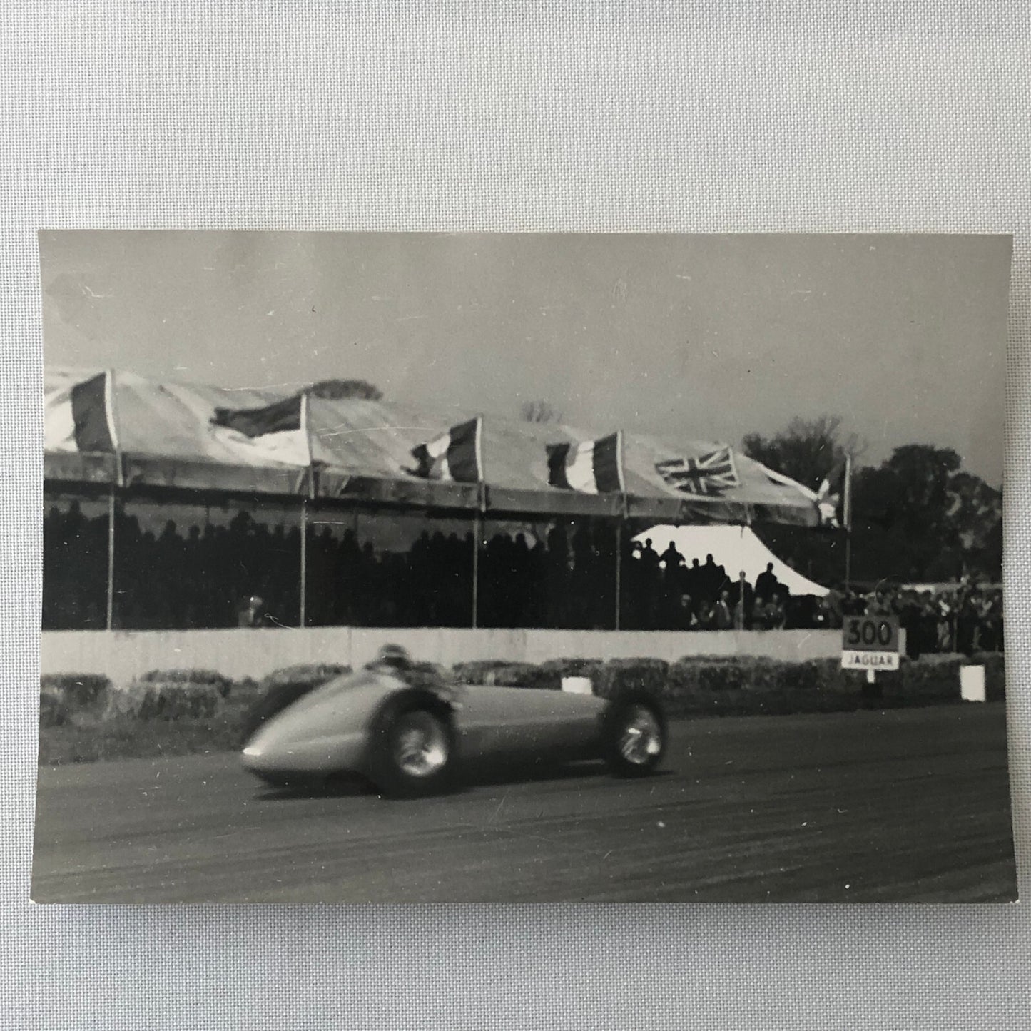 Vintage Racing Photo Photograph BRM Car at Silverstone 1950