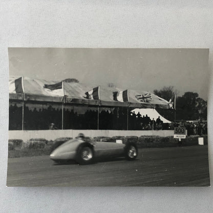 Vintage Racing Photo Photograph BRM Car at Silverstone 1950