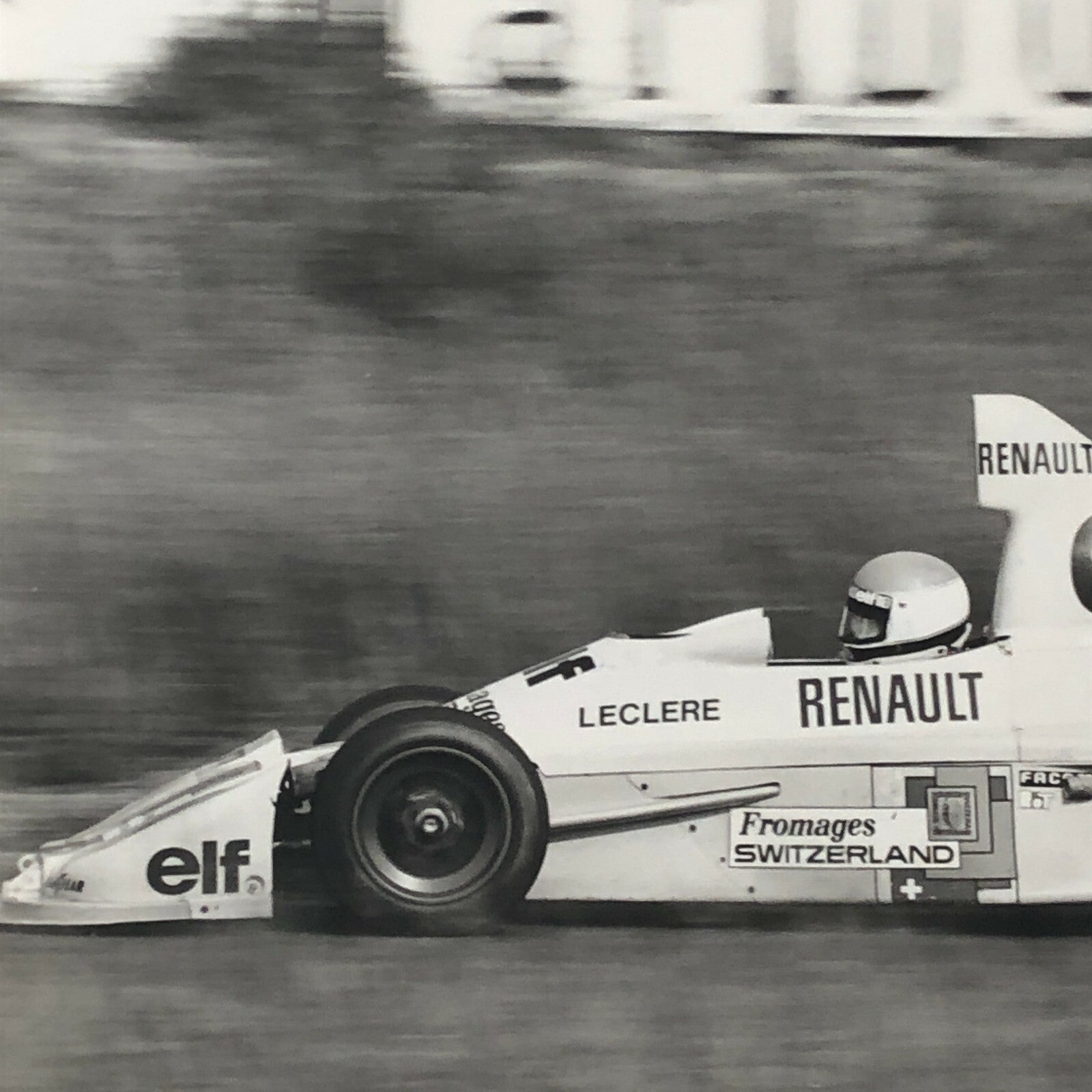 Vintage 1976 Formula 2 F2 Pau Grand Prix Racing Photo Photograph ELF Renault Car