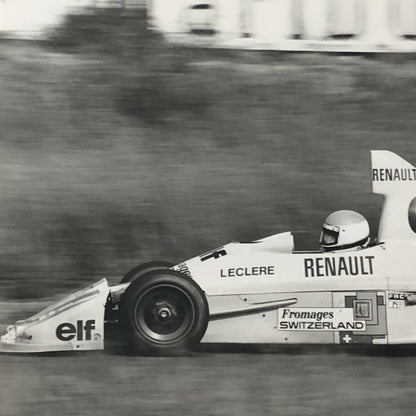 Vintage 1976 Formula 2 F2 Pau Grand Prix Racing Photo Photograph ELF Renault Car