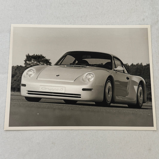 Porsche 959 Gruppe B Concept Car Prototype Photo Photograph Print Vintage