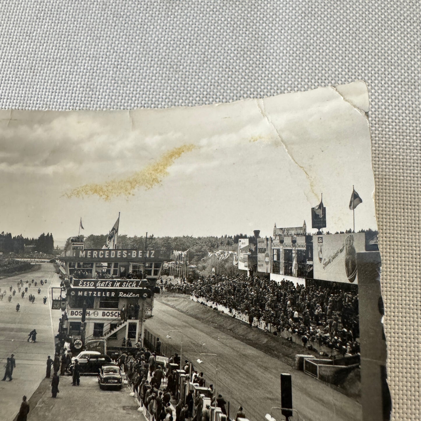 Vintage Nurburgring Racing Circuit Motorcycle Bike Race Postcard Post Card