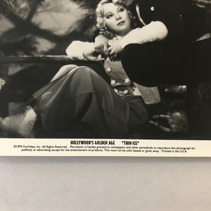 Movie Film Press Photo Photograph Thin Ice Hollywood Golden Age 1993