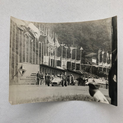 Vintage Solitude Grand Prix Racing Photo Photograph 1961 Borgward Sign