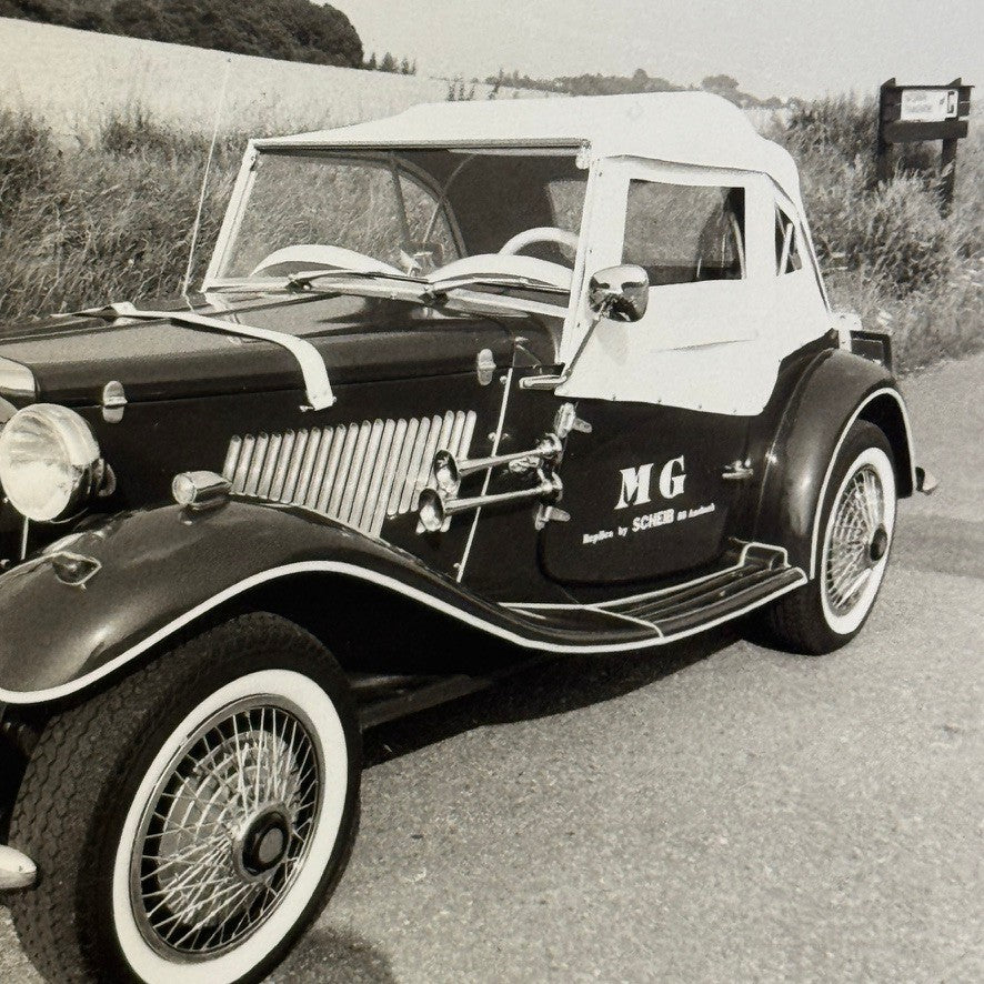 Scheib MG Replica Kit Car Photo Photograph Print Vintage