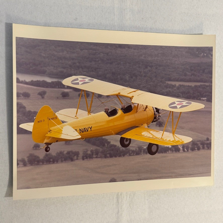 Vintage US Navy Aircraft Airshow Photo Large Format Aviation Photograph Military