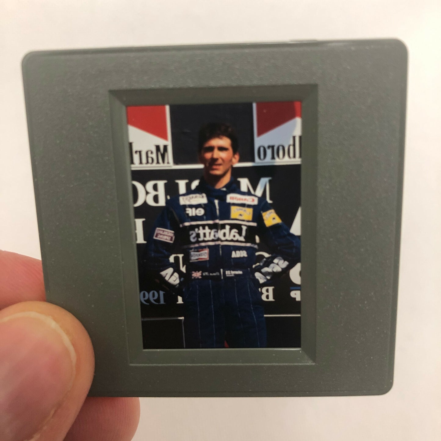 Vintage Formula One F1 Racing 35mm Slide Photo Damon Hill Driver Williams
