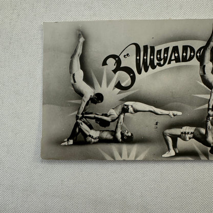 Vintage Circus Strongman Acrobat Performer Photo Photograph 3 Wyadors Bruxelles