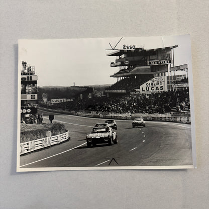 Vintage Porsche Racing Car Photo Photograph 1971 Le Mans Factory Werkfoto