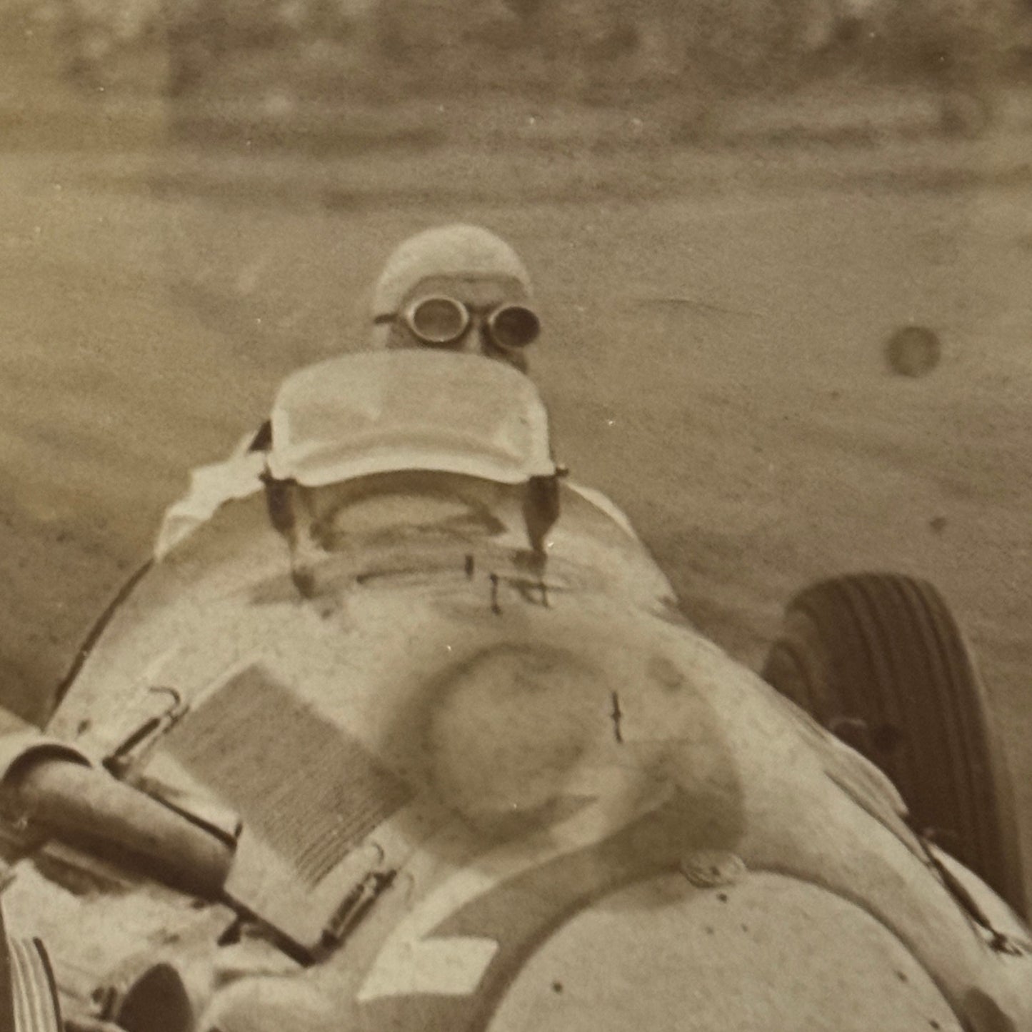 Vintage Racing Photo Juan Manuel Fangio 1951 British Grand Prix Silverstone